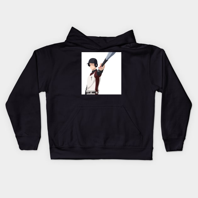 baseball luci Kids Hoodie by amalieedits